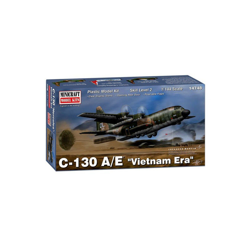 Maquette d'avion en plastique C-130E A/E1/144