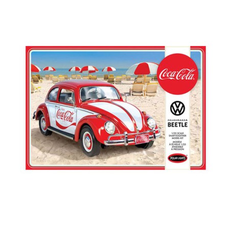 Maquette de voiture en plastique V. Beetle Snap Coca-Cola 1/25
