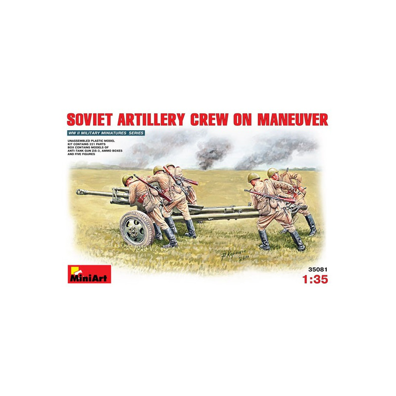 Figurine ARTILLERIE SOVIETIQUE 1/35