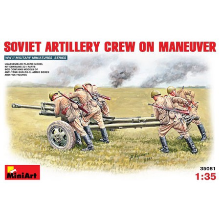 Figurine ARTILLERIE SOVIETIQUE 1/35