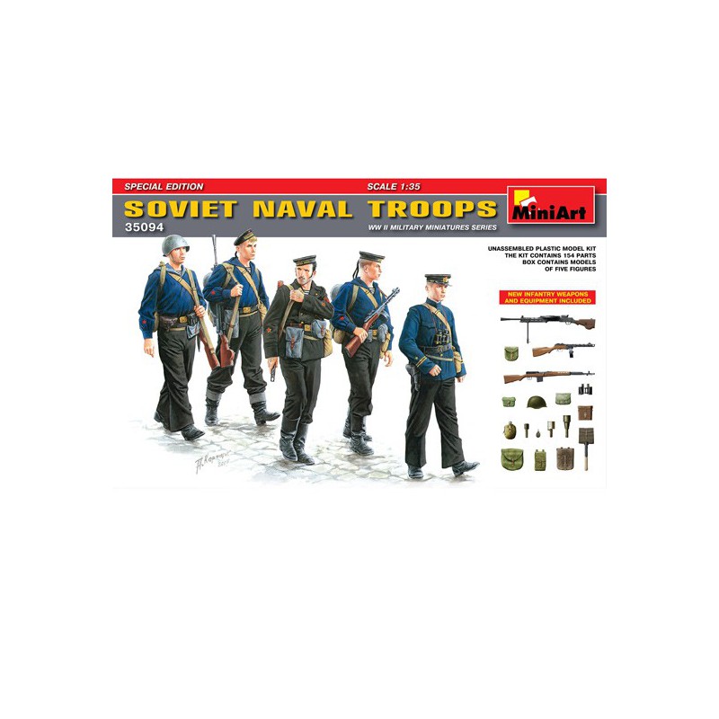 Figurine Soviet Naval Troop 1/35