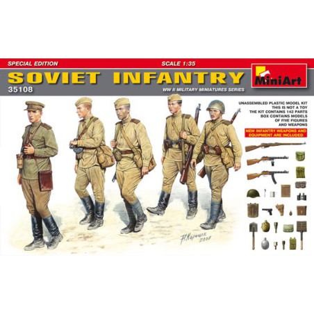 Soviet infantry figurine E. Special 1/35 | Scientific-MHD