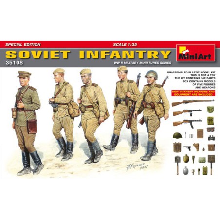 Sowjetische Infanterie -Figur E. Special 1/35 | Scientific-MHD