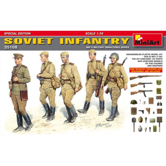 Figurine Infanterie Soviétique E. Spéciale 1/35 Figurine Infanterie Soviétique E. Spéciale 1/35