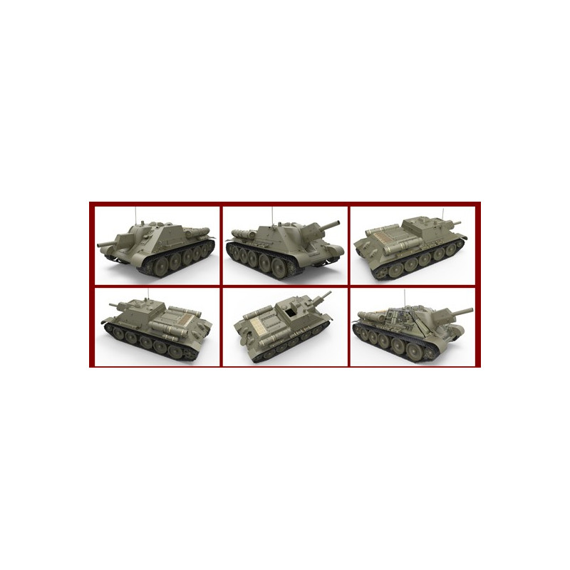 Maquette de Char en plastique SU-122 Early 1/35 Full Int.