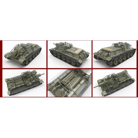 SU-122 Early 1/35 Kunststofftankmodell Full int. | Scientific-MHD