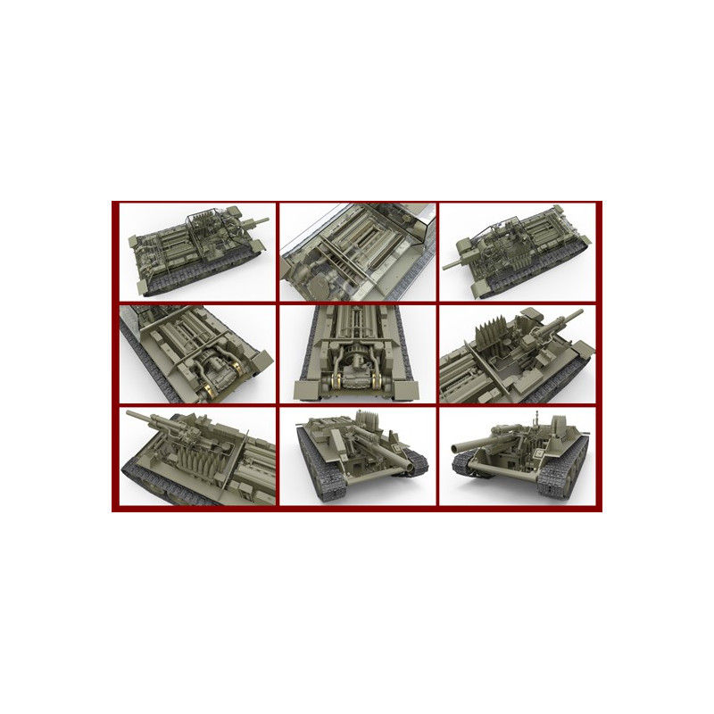 Maquette de Char en plastique SU-122 Early 1/35 Full Int.