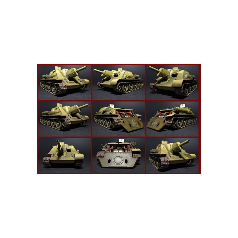 Maquette de Char en plastique SU-122 Early 1/35 Full Int.