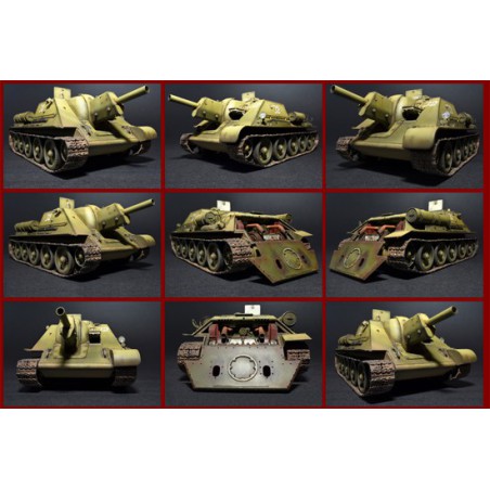 SU-122 EARLY 1/35 plastic tank model Full int. | Scientific-MHD