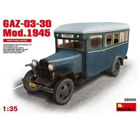 Maquette de camion en plastique GAZ 03 30 Mod 1945 1/35