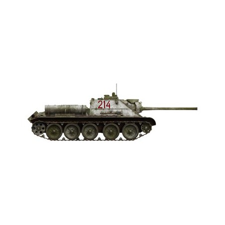 SU-85 plastic tank model 1943 MID 1/35 | Scientific-MHD