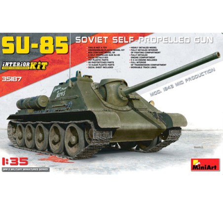 SU-85 Kunststofftankmodell 1943 Mitte 1/35 | Scientific-MHD