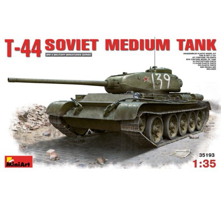 T-44 SOVIET 1/35 plastic tank model | Scientific-MHD