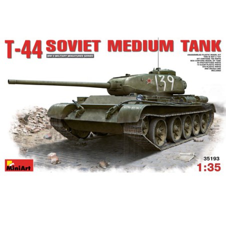 T-44 Sowjet 1/35 Kunststofftankmodell | Scientific-MHD