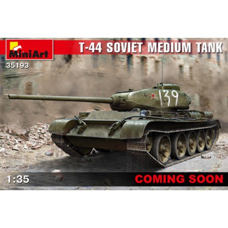 T-44 Sowjet 1/35 Kunststofftankmodell | Scientific-MHD