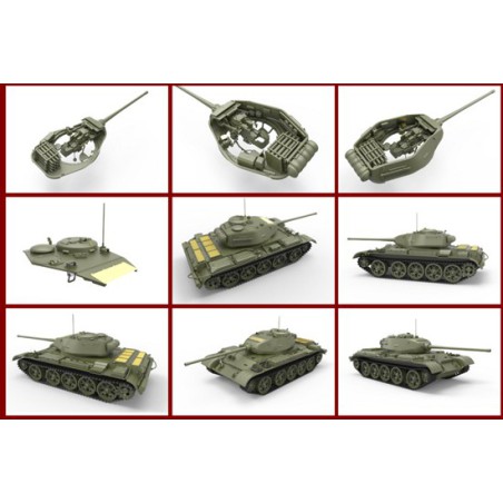 T-44M plastic tank model SOVIET TANK 1/35 | Scientific-MHD