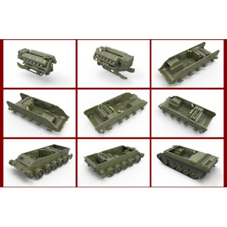 T-44M plastic tank model SOVIET TANK 1/35 | Scientific-MHD