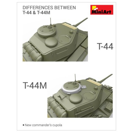 T-44M Kunststofftankmodell Sowjetischer Tank 1/35 | Scientific-MHD