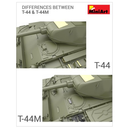 T-44M Kunststofftankmodell Sowjetischer Tank 1/35 | Scientific-MHD