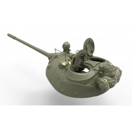 T-55A Early Mod Plastic Tank Tankmodell. 1965. Innenausrüstung | Scientific-MHD