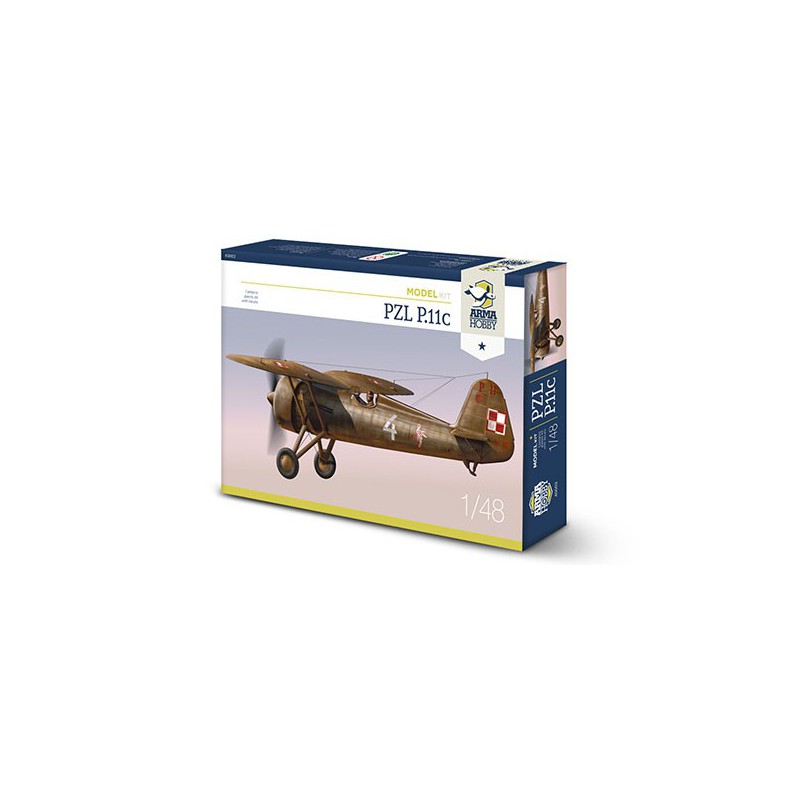 Maquette d'avion en plastique PZL P.11c Model Kit 1/48 Maquette d'avion en plastique PZL P.11c Model Kit 1/48