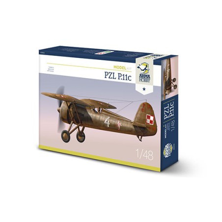 Maquette d'avion en plastique PZL P.11c Model Kit 1/48