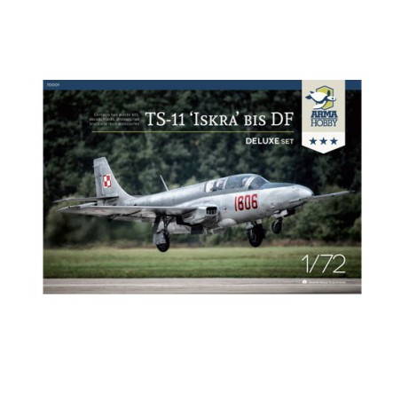 Maquette d'avion en plastique TS-11 ISKRA Deluxe 1/72