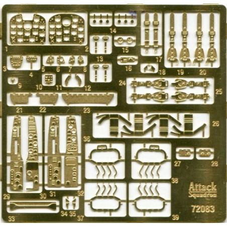 Maquette d'avion en plastique TS-11 ISKRA Deluxe 1/72