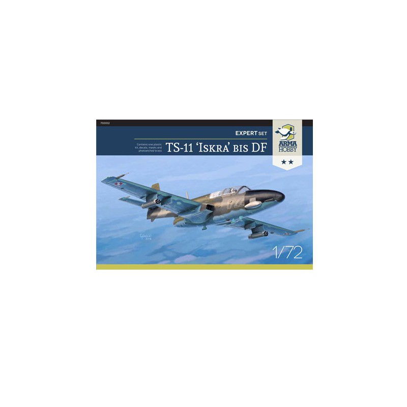 Maquette d'avion en plastique TS-11 ISKRA Expert set