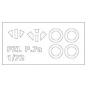 PZL plastic plane model p.7a expert set 1/72 | Scientific-MHD