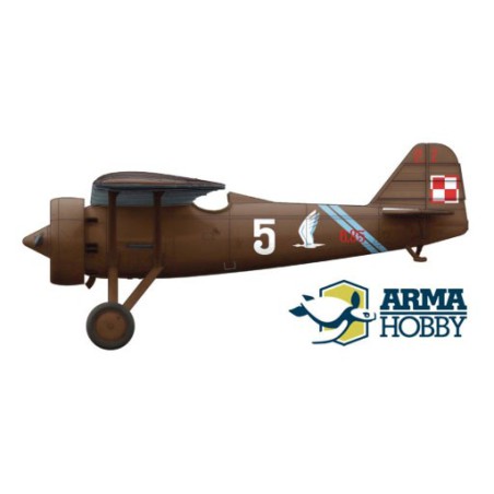 Maquette d'avion en plastique PZL P.7a Expert set 1939 1/72