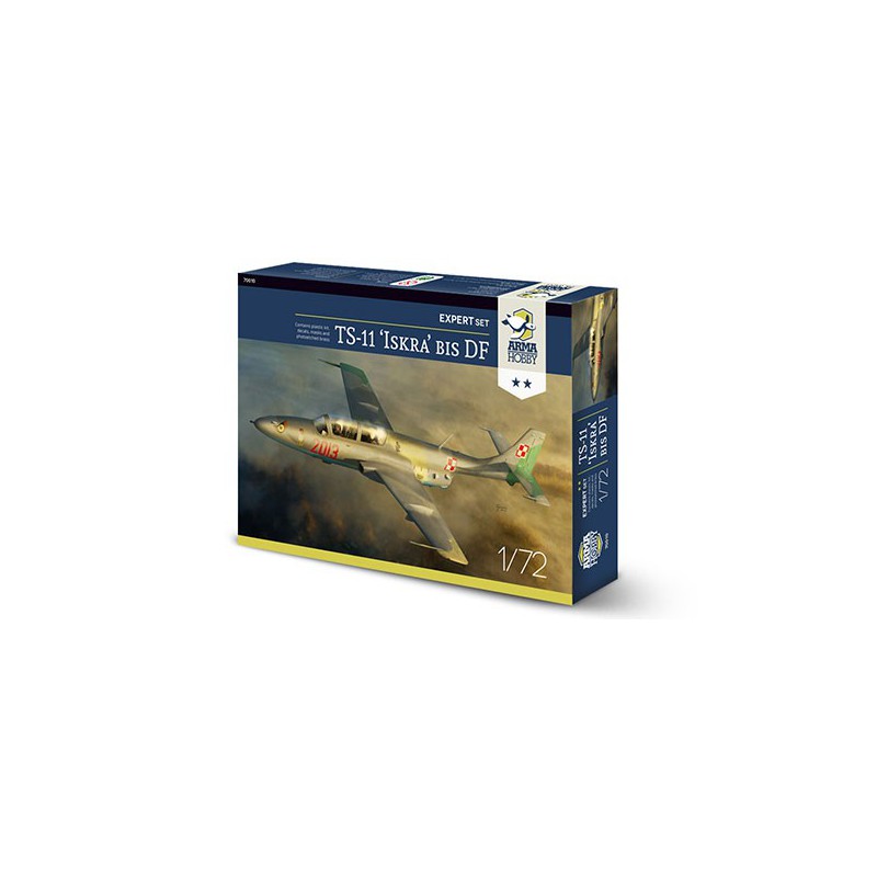 Maquette d'avion en plastique TS-11 Iskra bis DF Expert Set 1/72