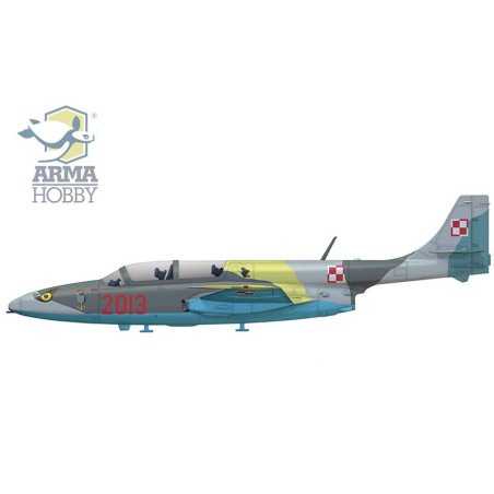 Maquette d'avion en plastique TS-11 Iskra bis DF Expert Set 1/72