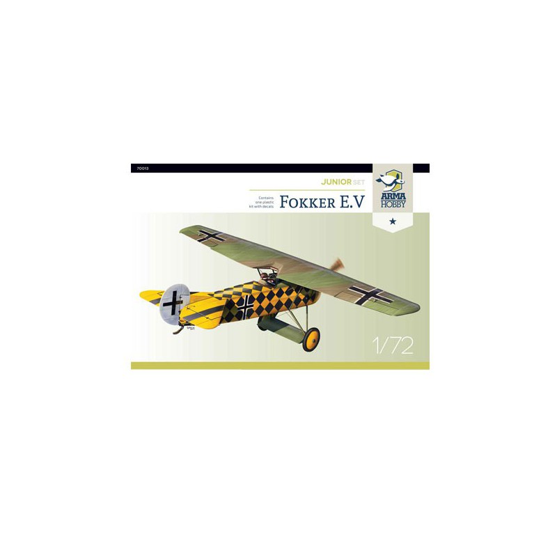 Maquette d'avion en plastique Fokker E.V Junior set 1/72