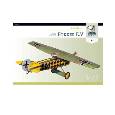 Maquette d'avion en plastique Fokker E.V Junior set 1/72