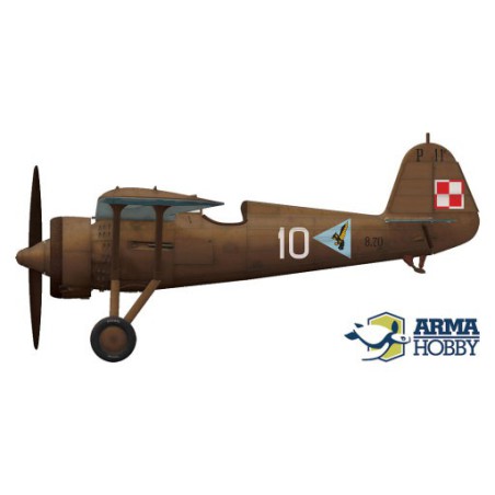 Maquette d'avion en plastique PZL P.11c Expert set 1/72