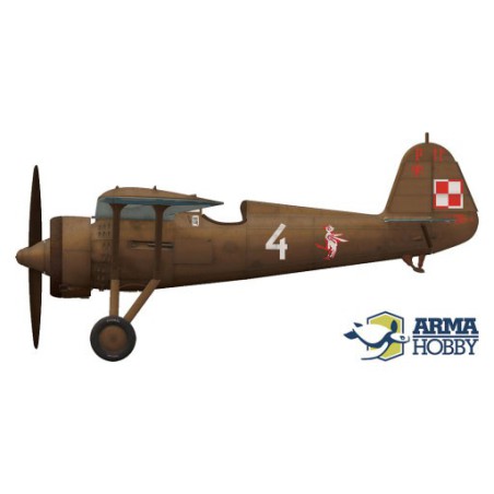 Maquette d'avion en plastique PZL P.11c Expert set 1/72