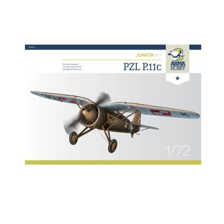 PZL plastic plane model p.11c junior set 1/72 | Scientific-MHD