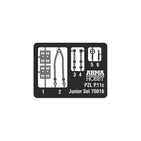 PZL Kunststoffebene Modell P.11c Junior Set 1/72 | Scientific-MHD