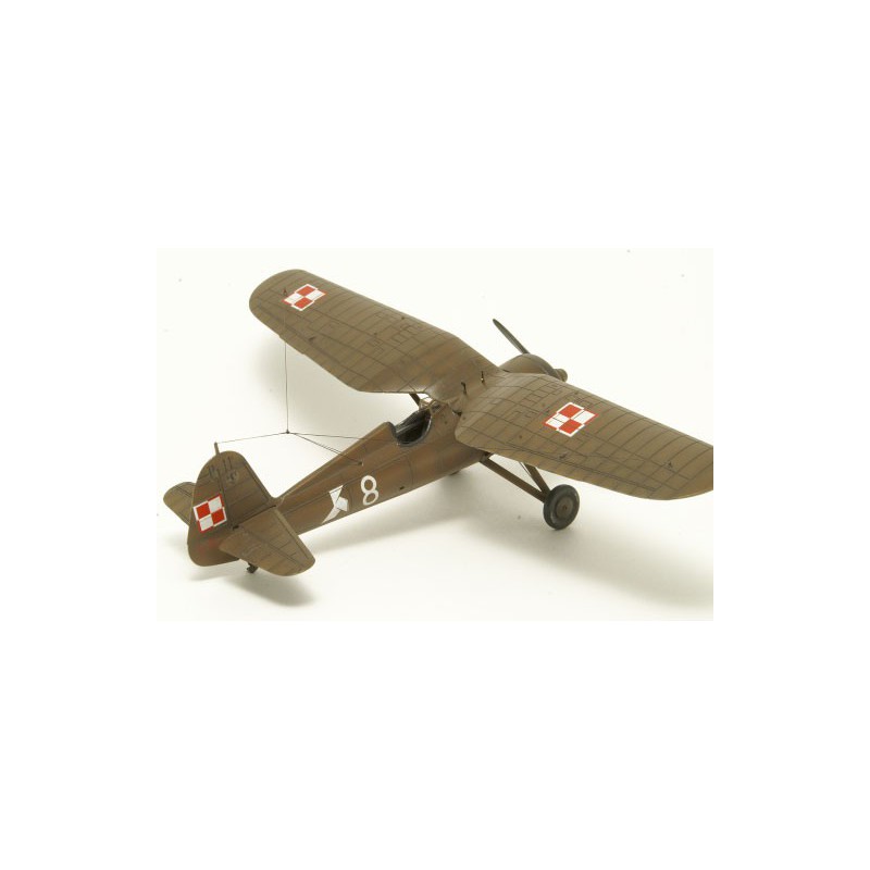 Maquette d'avion en plastique PZL P.11c Junior set 1/72