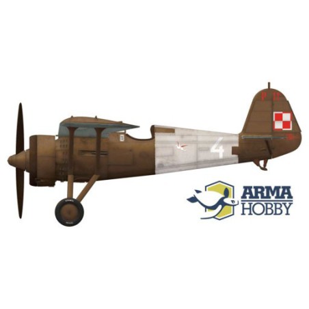 PZL Kunststoffebene Modell P.11c Kresy Modell Kit 1/72 | Scientific-MHD