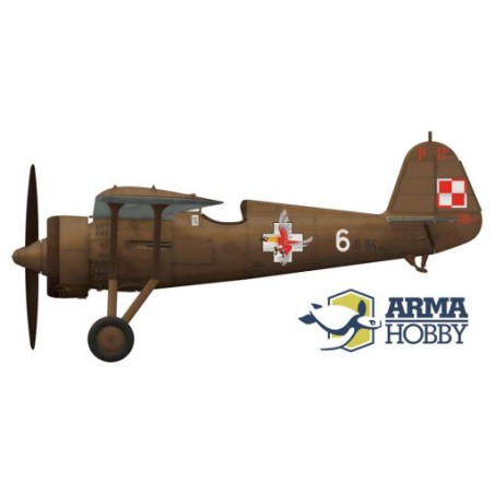 PZL Kunststoffebene Modell P.11c Kresy Modell Kit 1/72 | Scientific-MHD