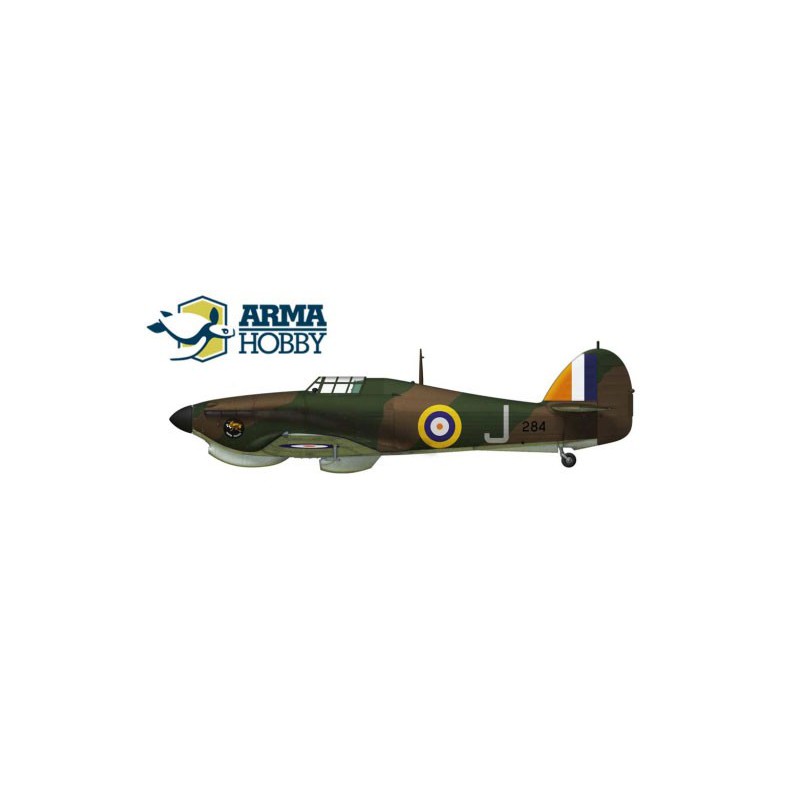 Maquette d'avion en plastique Hurricane Mk I Expert set 1/72