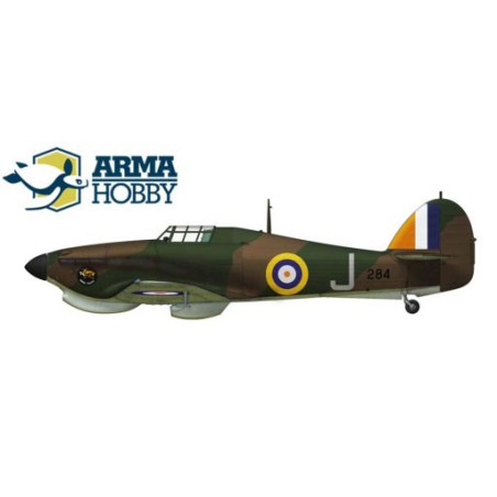 Maquette d'avion en plastique Hurricane Mk I Expert set 1/72