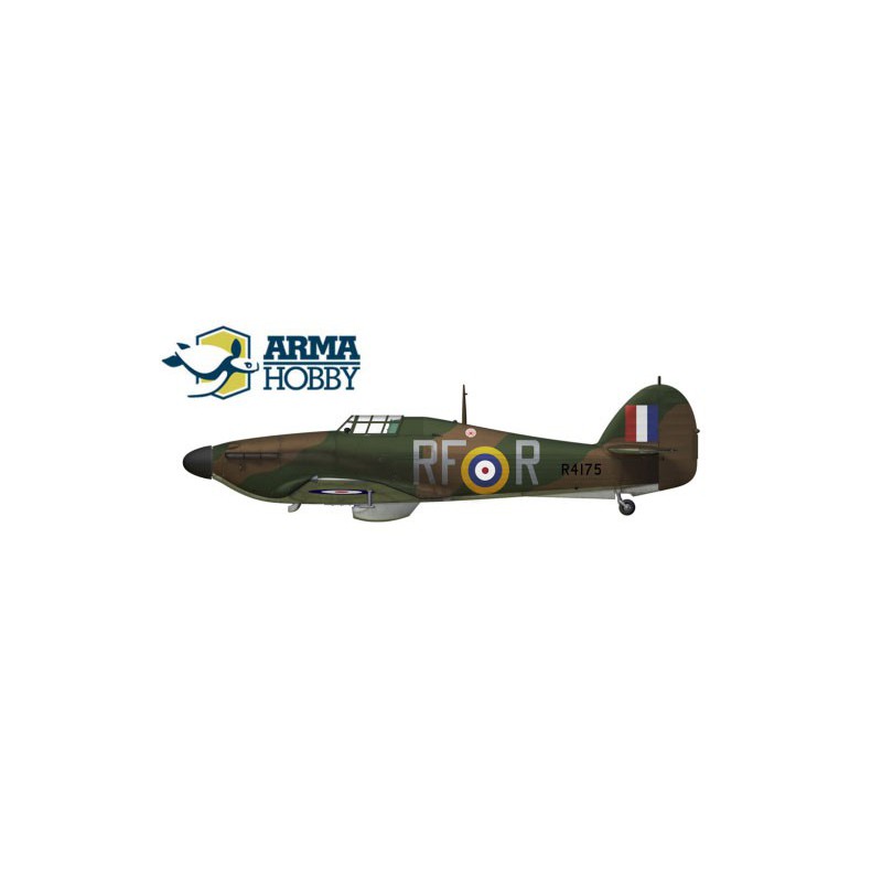 Maquette d'avion en plastique Hurricane Mk I Expert set 1/72