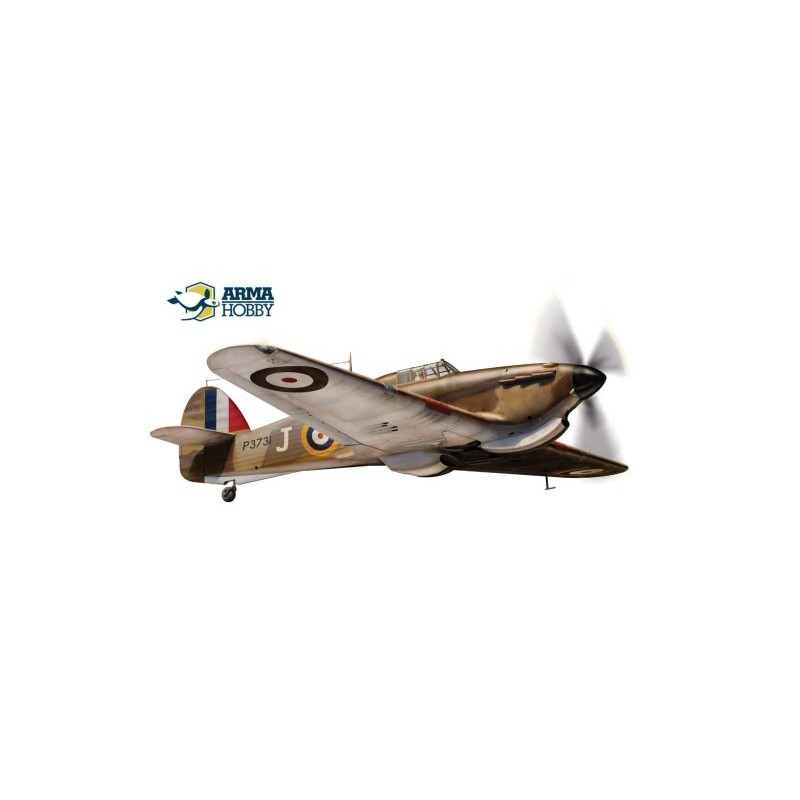 Maquette d'avion en plastique Hurricane Mk I Trop Model kit 1/72