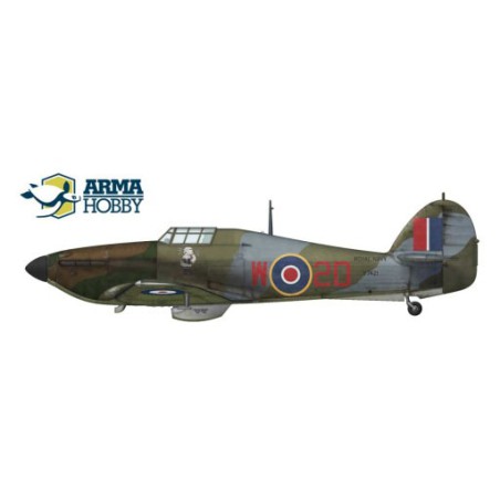 Maquette d'avion en plastique Hurricane Mk I Navy Model kit 1/72
