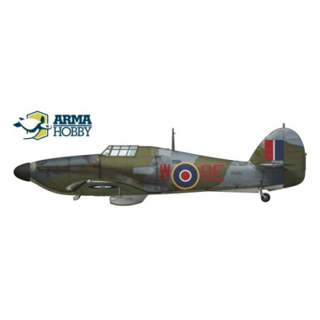 Maquette d'avion en plastique Hurricane Mk I Navy Model kit 1/72