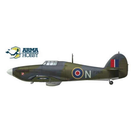 Maquette d'avion en plastique Hurricane Mk I Navy Model kit 1/72