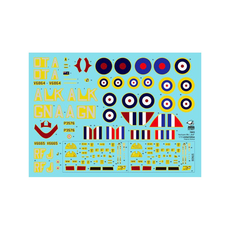 Maquette d'avion en plastique Hurricane Mk I Navy Battle of Britain 1/72 Maquette d'avion en plastique Hurricane Mk I Navy Battle of Britain 1/72
